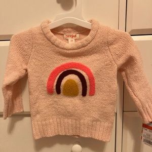 Pink rainbow sweater
